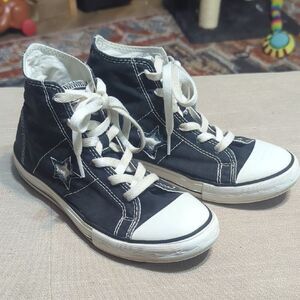 vintage 2004 Converse One Star Junior hi top sneakers